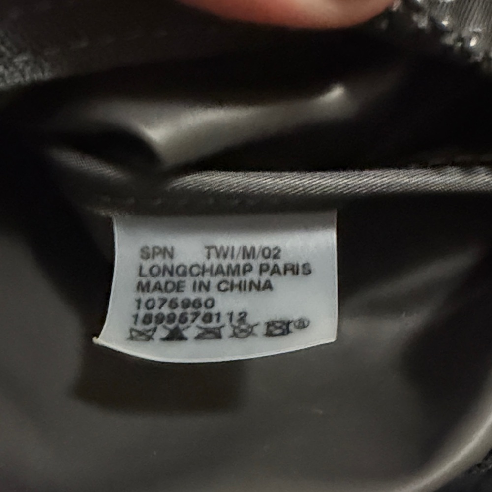 Longchamp dark gray Tote Bag with wear on bottom - Picture 9 of 15